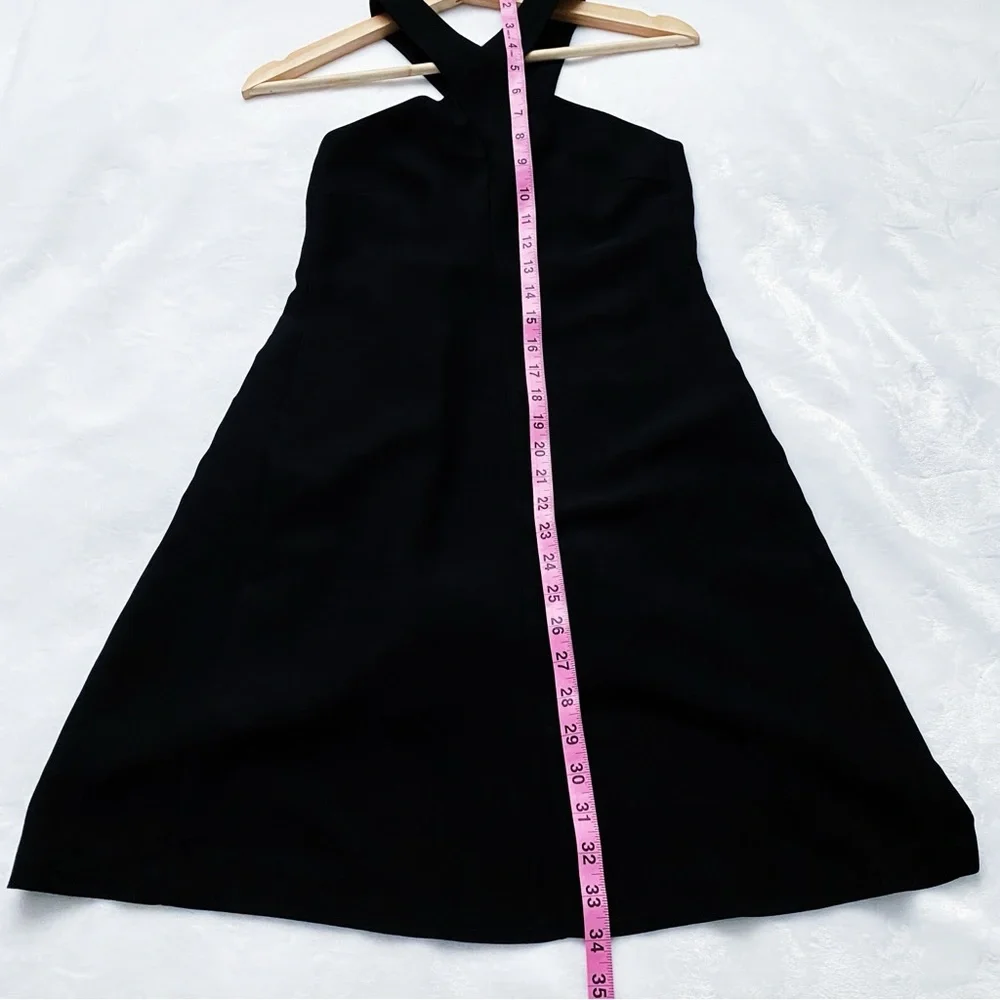 NWT Zara Black Keyhole Mini Dress - Picture 6 of 10